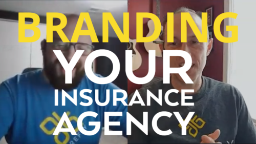 A video thumbnail stating "Branding your insurance agency".